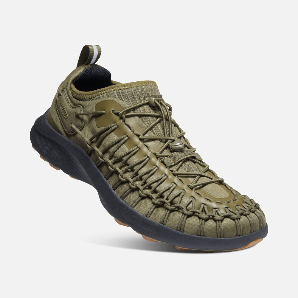 Baskets Keen Homme Vert Olive/Noir | Uneek Snk | LJXMK-7359